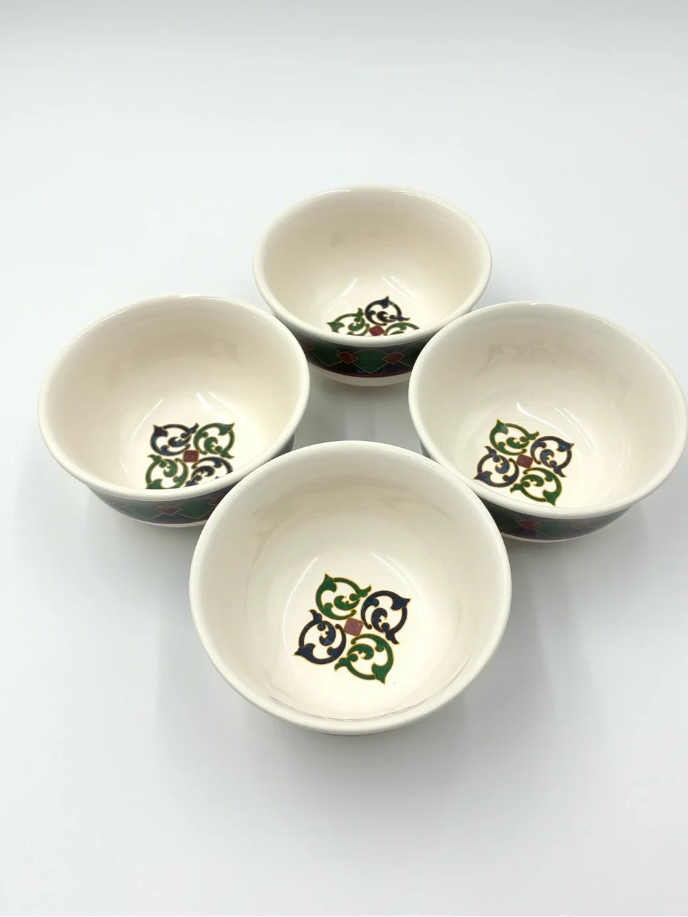 Pfaltzgraff Amalfi Classic Dessert Bowls Set Of 4 USA Stoneware Vintage